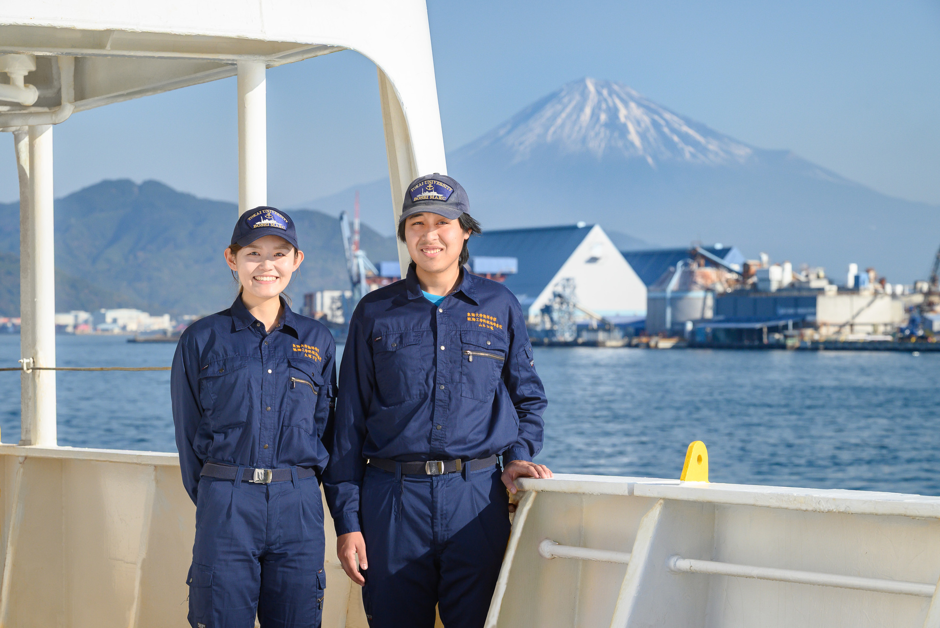 山本江龍さんと大塚万葉さん